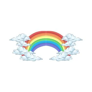 Rainbow illustration Illustration