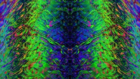 Rainbow iridescent fluid texture, macro abstract background 스톡 일러스트
