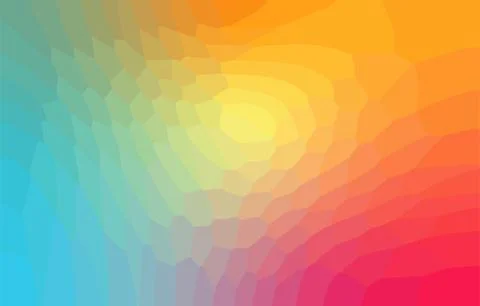 Rainbow irregular geometric background. Polygon abstract design. Vector  illu Stock Illustration