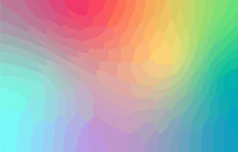 Rainbow irregular geometric background. Polygon abstract design. Vector  illu Illustrazione stock