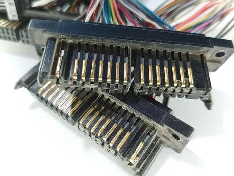 Rainbow Jumper Cable Assembly for Electronics Prototyping Fotos de archivo