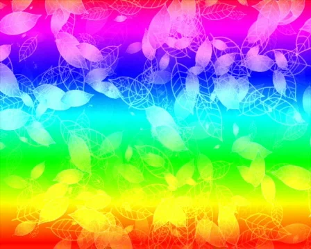 Rainbow-Leafs-loop Stock Footage 510105