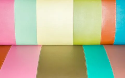 Rainbow leather texture Stock Photos