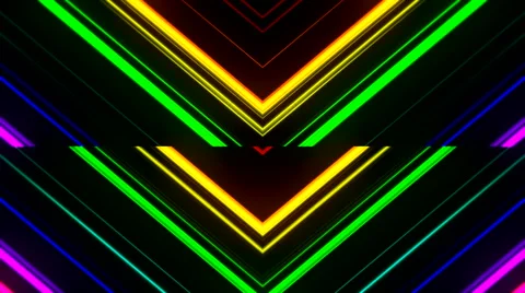 Rainbow Led background 4 Stock Footage 52295426