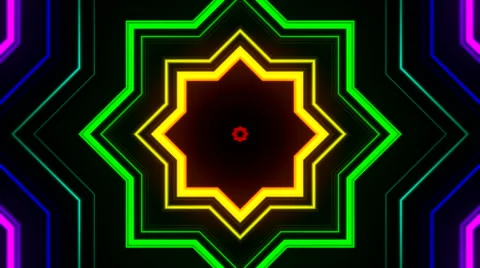 Rainbow Led background 6 Stock Footage 52792495