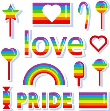 Rainbow LGBT Stock Illustration
