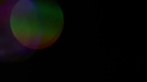 Rainbow light and glassy blue light from the left Video stock 309967990