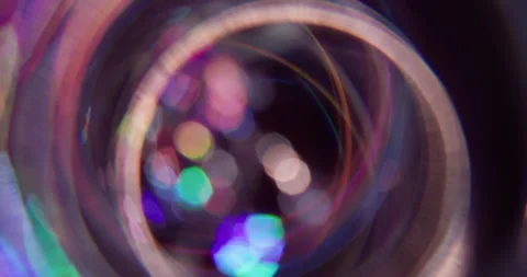 Rainbow light blur color reflection flare gleam Stock Footage 339783829