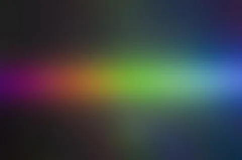 Rainbow light, blurry glow. Abstraction Stock Illustration