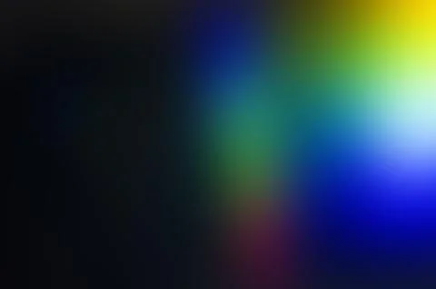 Rainbow light, blurry glow. Abstraction Stock Illustration
