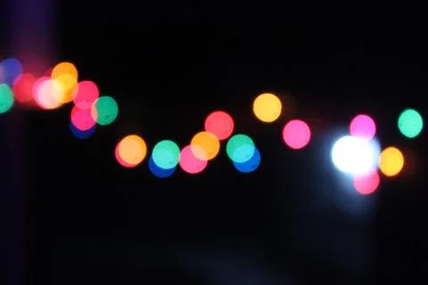 Rainbow Light Bokeh Stock Photos