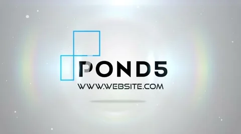 Rainbow Light Business Corporate Logo After Effects stock