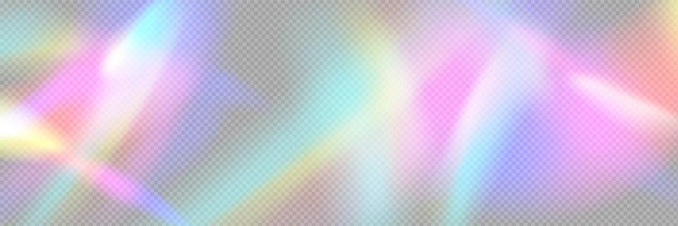 Rainbow light flare effect Stock Illustration