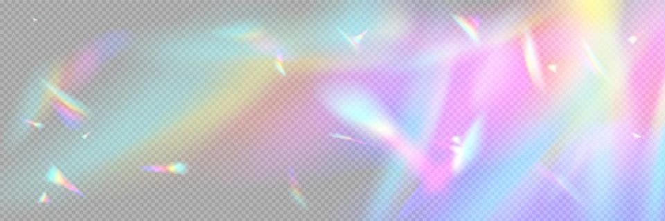 Rainbow light flare effect Stock Illustration