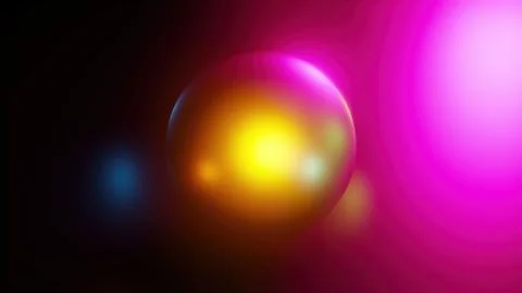 Rainbow light sphere Stock Illustration