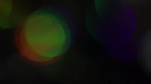 Rainbow lights moving horizontally Stockbeeldmateriaal 309885141