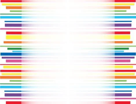 Rainbow line abstract art background Stock Illustration