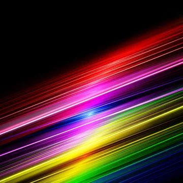 Rainbow lines Stock Illustration