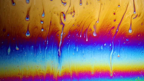 Rainbow Liquid Stock Footage 170486896