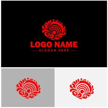 Rainbow logo icon vector for business app icon cloud natural silhouette rai.. Stock Illustration