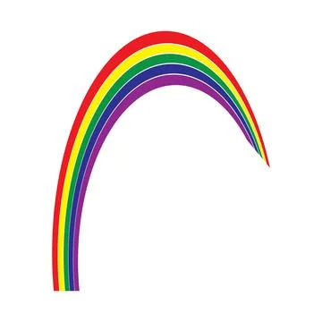 Rainbow logo 스톡 일러스트