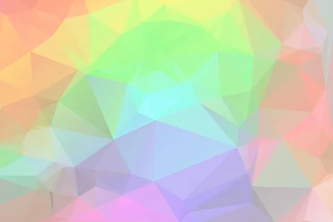 Rainbow low poly background Rainbow abstract low poly geometric background... Stock Photos