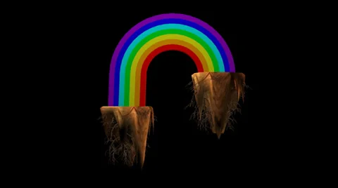 Rainbow Madness Stock Footage 30444157