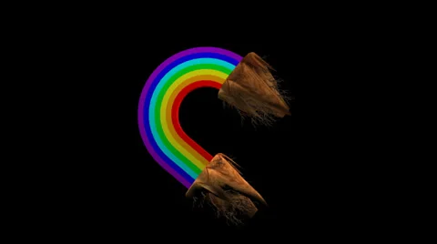 Rainbow Madness Stock Footage 30444188
