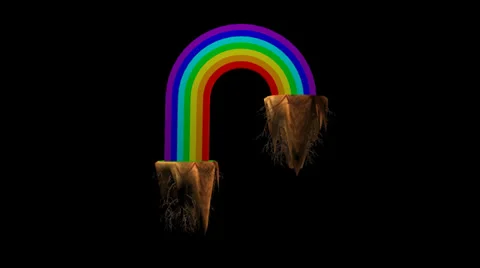 Rainbow Madness Stock Footage 30444213
