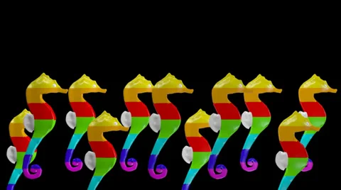 Rainbow Madness Stock Footage 30444242