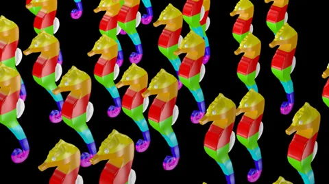 Rainbow Madness Stock Footage 30444281