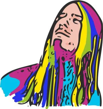 Rainbow Man Illustrazione stock