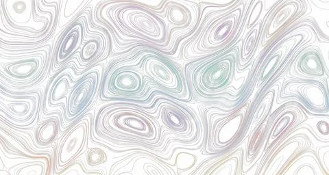Rainbow marbled flow strands Stock Illustration