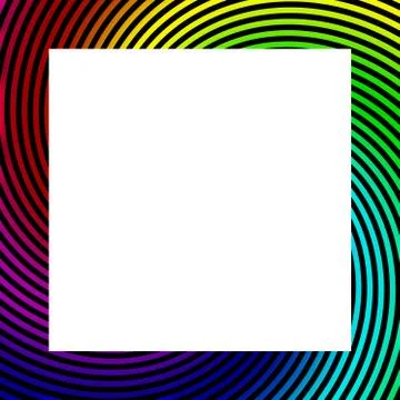 Rainbow matting Stock Illustration