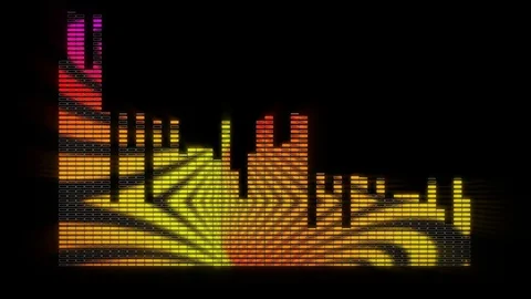 Rainbow meters Stock Footage 73251343