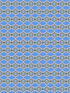 Rainbow midnight vibe: repeatable decorative tile pattern in dark navy, roy.. Stock Illustration