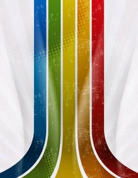 Rainbow modern style Stock Illustration