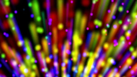 Rainbow Motion Firework Salut Explosion Loop Background Stock Footage 72823852