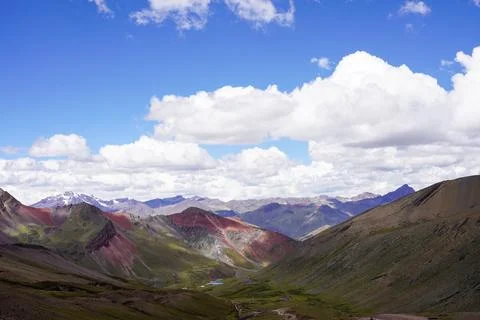 Rainbow Mountain, Cusco, Peru 写真素材