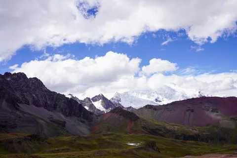 Rainbow Mountain, Cusco, Peru Stock Photos
