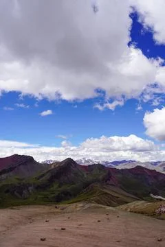 Rainbow Mountain, Cusco, Peru Stock Photos