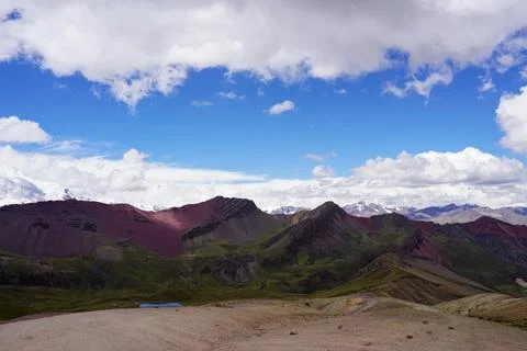Rainbow Mountain, Cusco, Peru Stock Photos