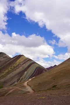 Rainbow Mountain, Cusco, Peru Stock Photos