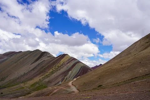Rainbow Mountain, Cusco, Peru Stock Photos