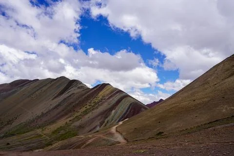 Rainbow Mountain, Cusco, Peru Stock Photos