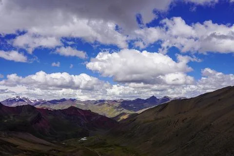 Rainbow Mountain, Cusco, Peru Stock Photos