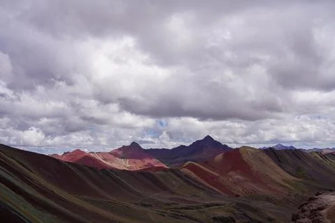 Rainbow Mountain, Cusco, Peru Stock Photos