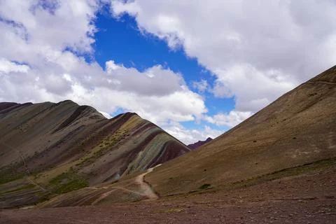 Rainbow Mountain, Cusco, Peru Stock Photos