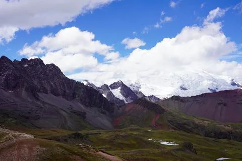 Rainbow Mountain, Cusco, Peru Stock Photos