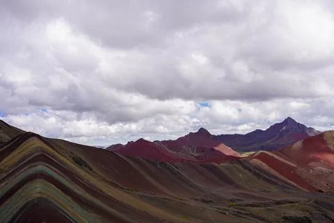 Rainbow Mountain, Cusco, Peru Stock Photos